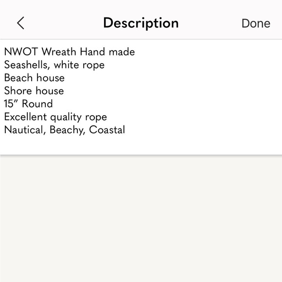 Wreath Seashells and Rope - Picture 11 of 11